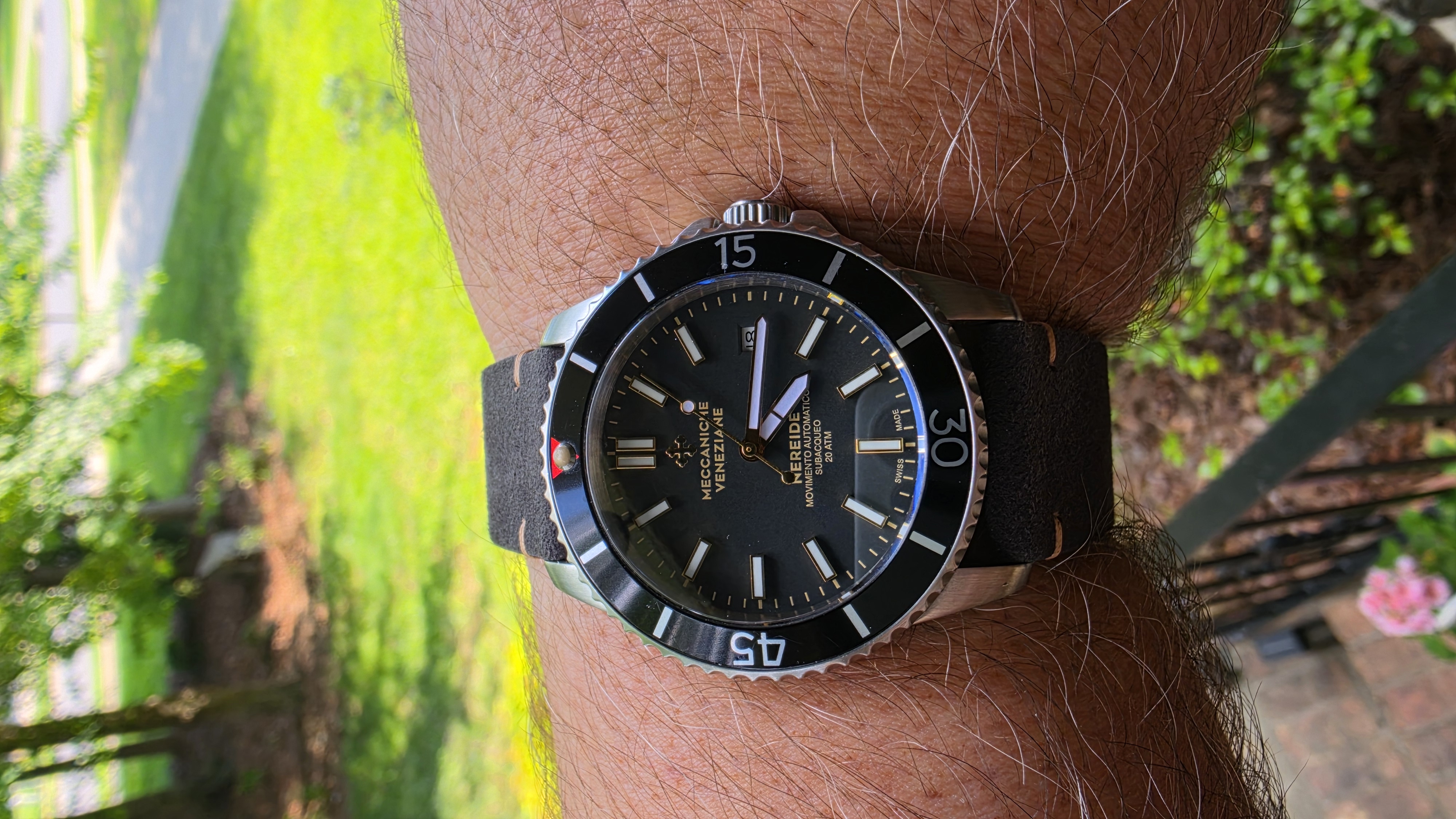 Meccaniche Veneziane Nereide Ardesia Swiss automatic diver unboxing